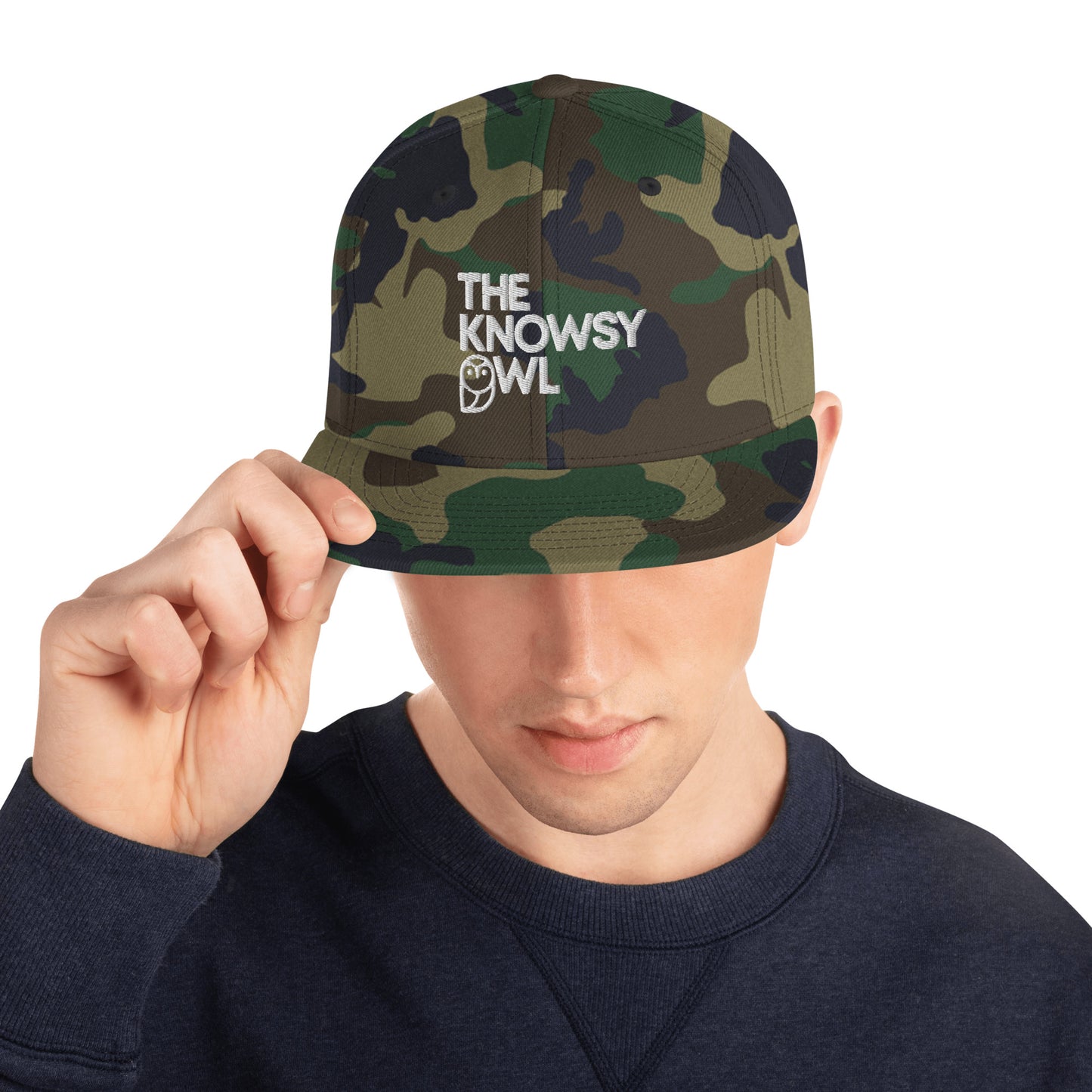 The Knowsy Owl Logo Snapback Hat