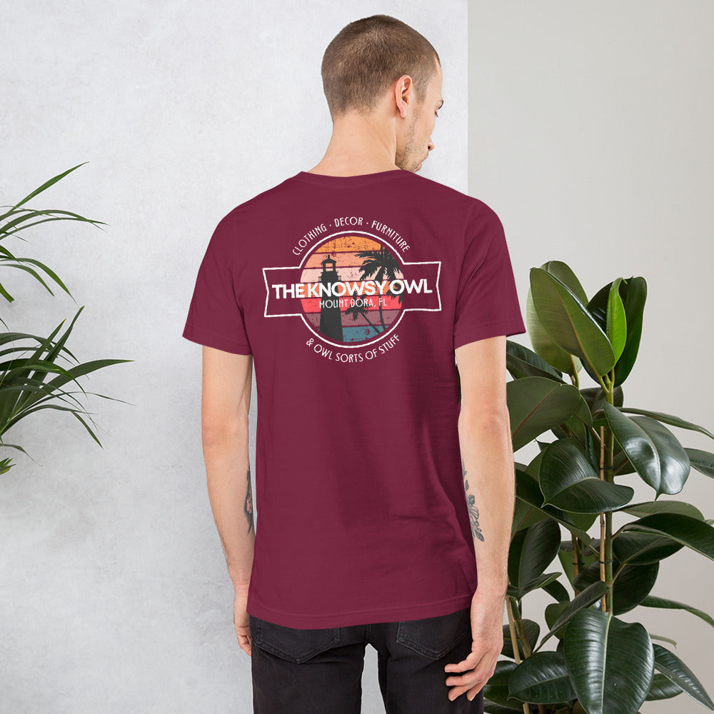 Men's The Knowsy Owl Iconic Mount Dora T-Shirt