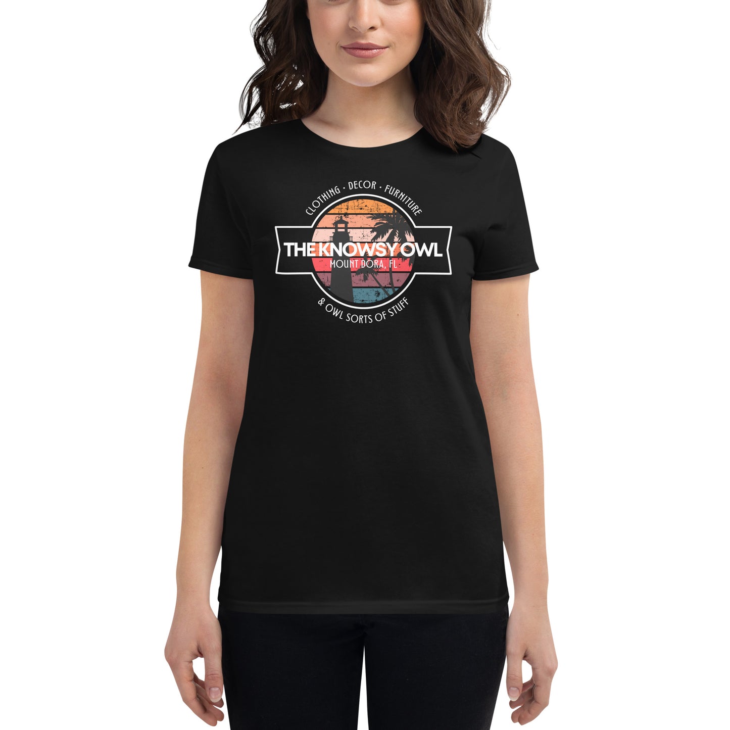 Women's The Knowsy Owl Iconic Mount Dora T-Shirt